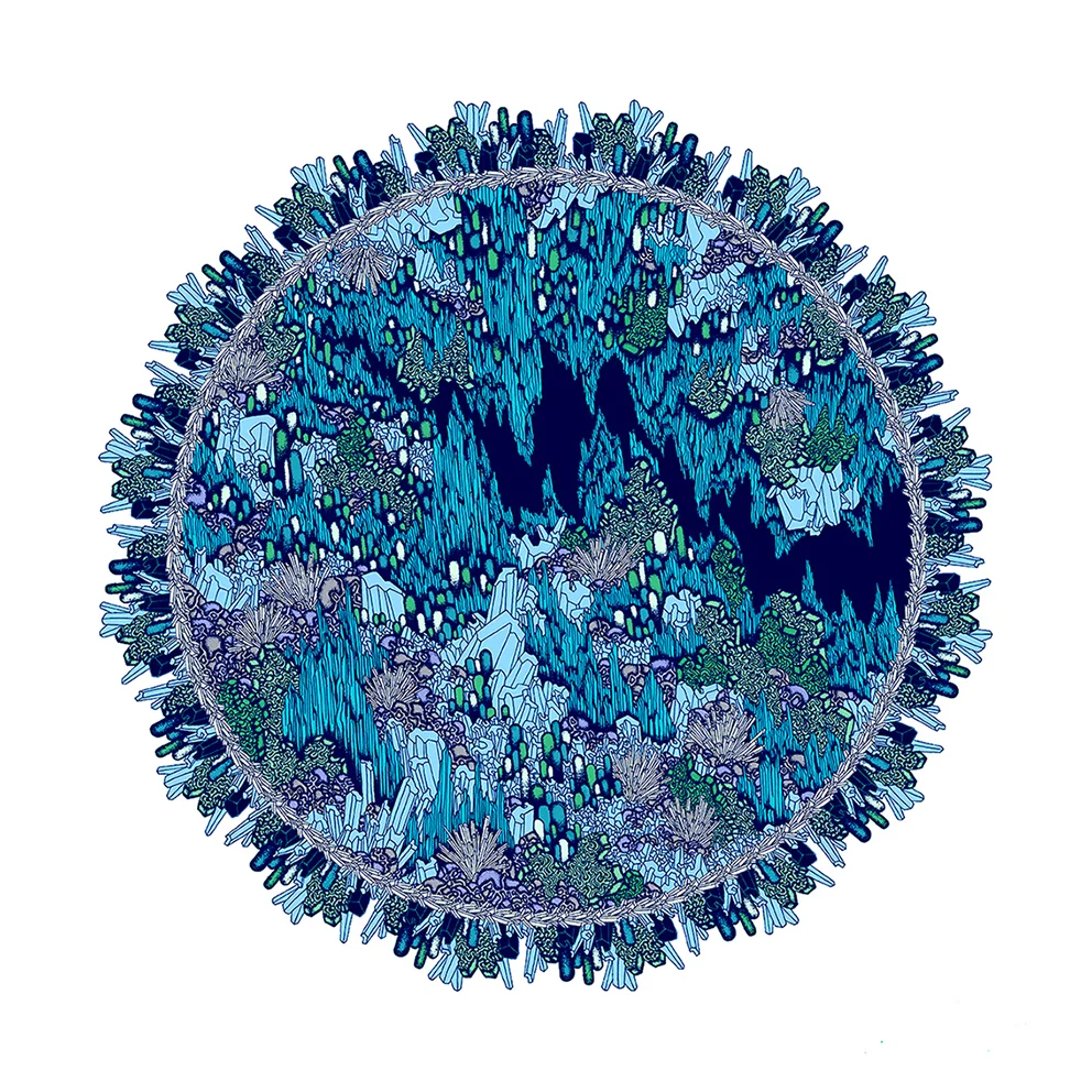 1 Gram of EARTH 003 , 2016, 50cmx50cm. Giclee print, edition of 50.