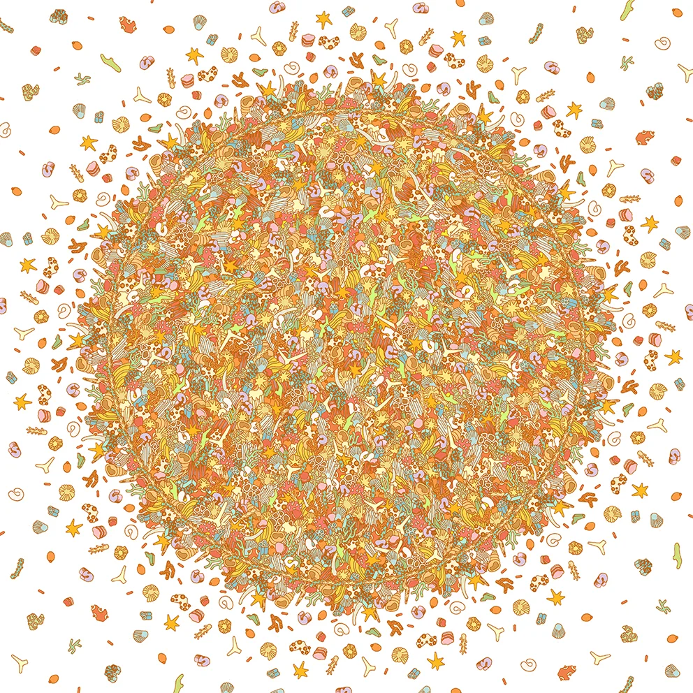 1 Gram of EARTH 008 , 2017, 50cmx50cm. Giclee print, edition of 50.