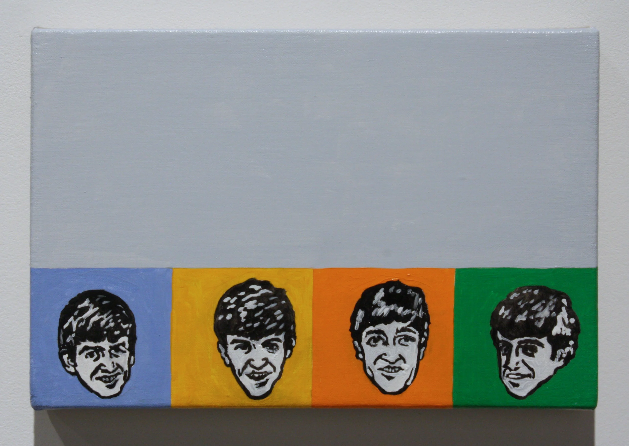 "Untitled, (Beatles)", 2016 , oil on linen, 8 x 12 inches