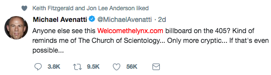 welcomethelynx tweet.jpeg