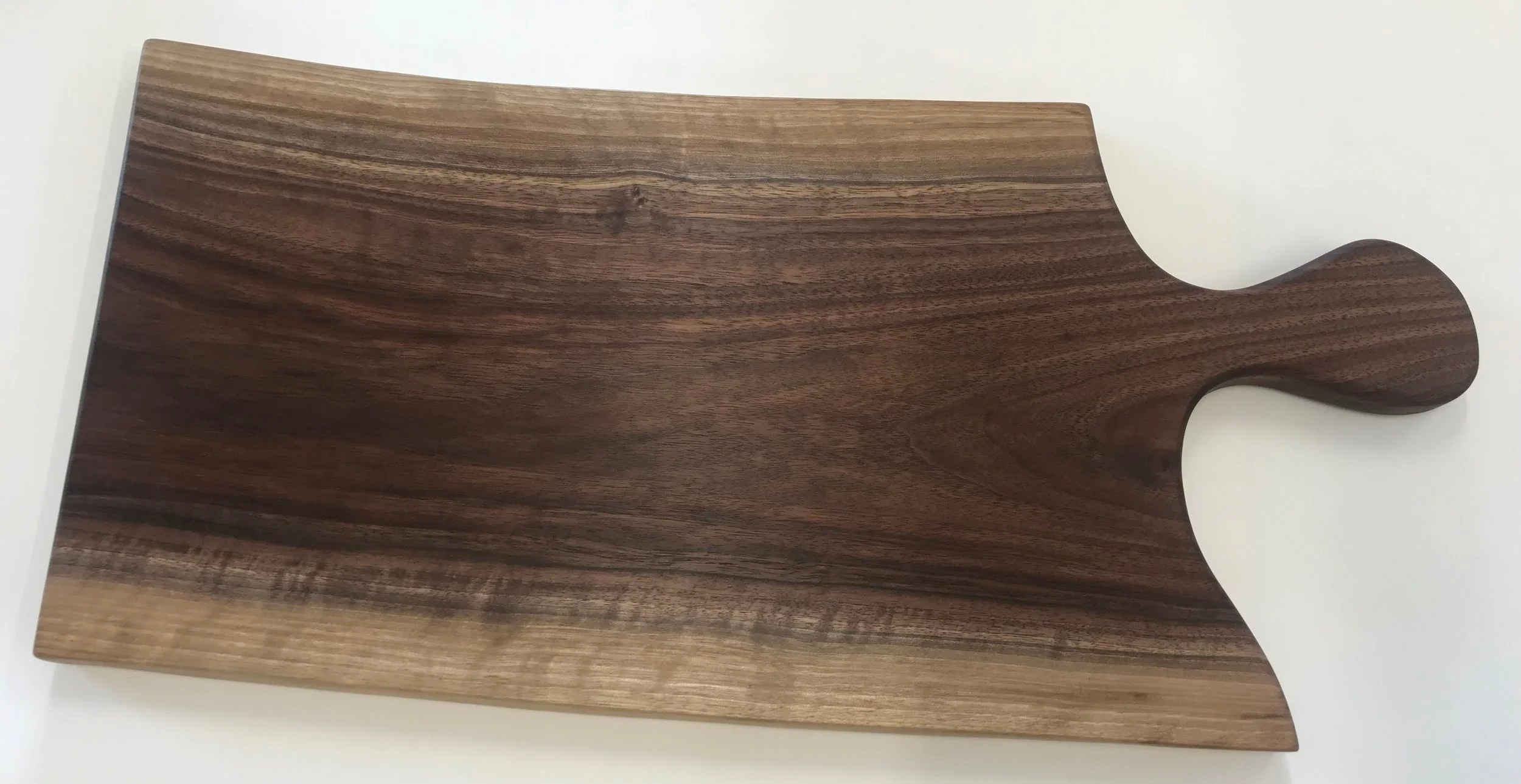  Black walnut charcuterie board. 