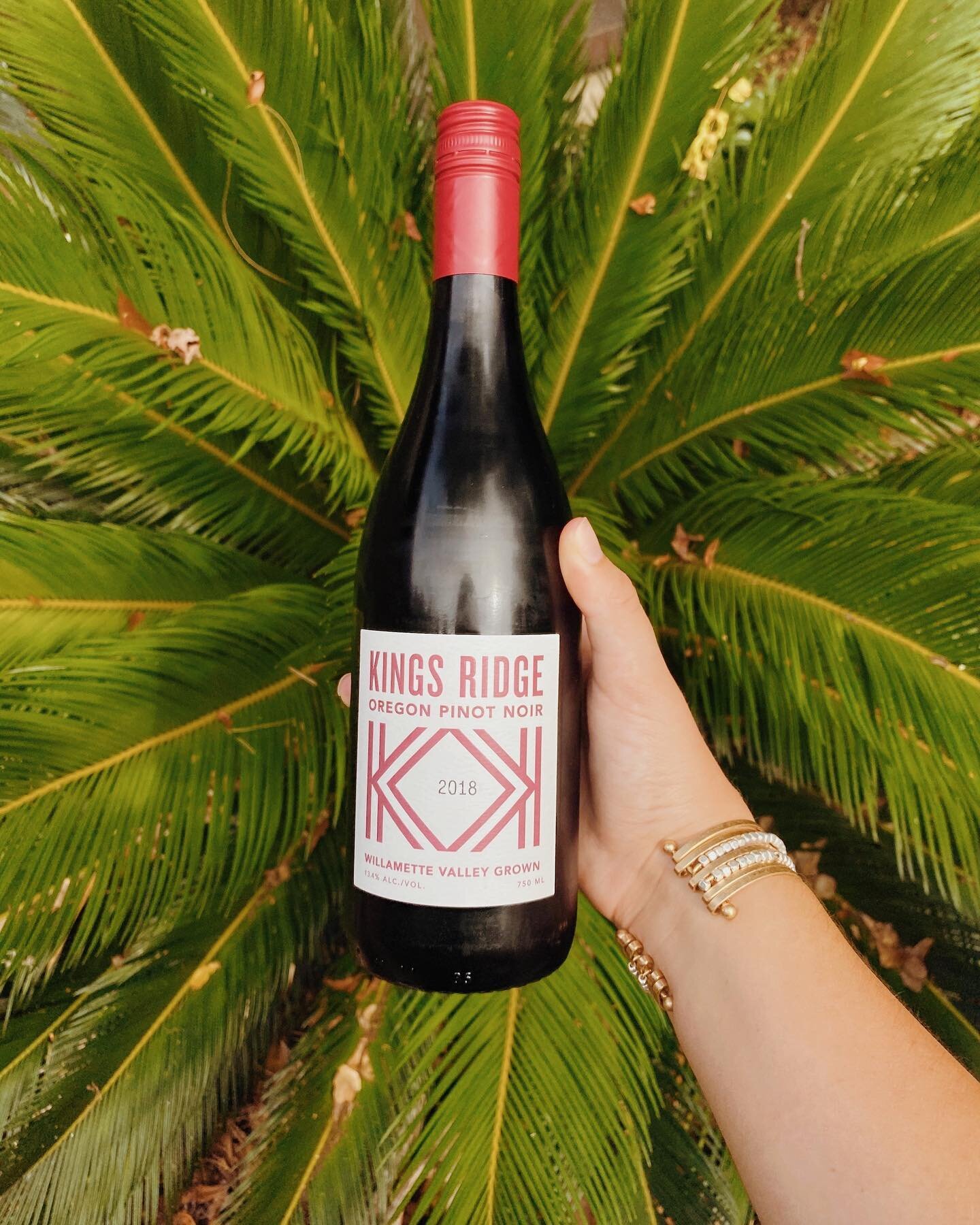 Happy #winewednesday ✨ This weeks feature is our house pinot, King&rsquo;s Ridge! ⁣
.⁣⁣
.⁣⁣⁣
⁣⁣
&ldquo;A combination of rich red fruit flavors with freshness and vibrancy unique to Pinot Noir grapes grown in our beloved Willamette Valley, this wine t