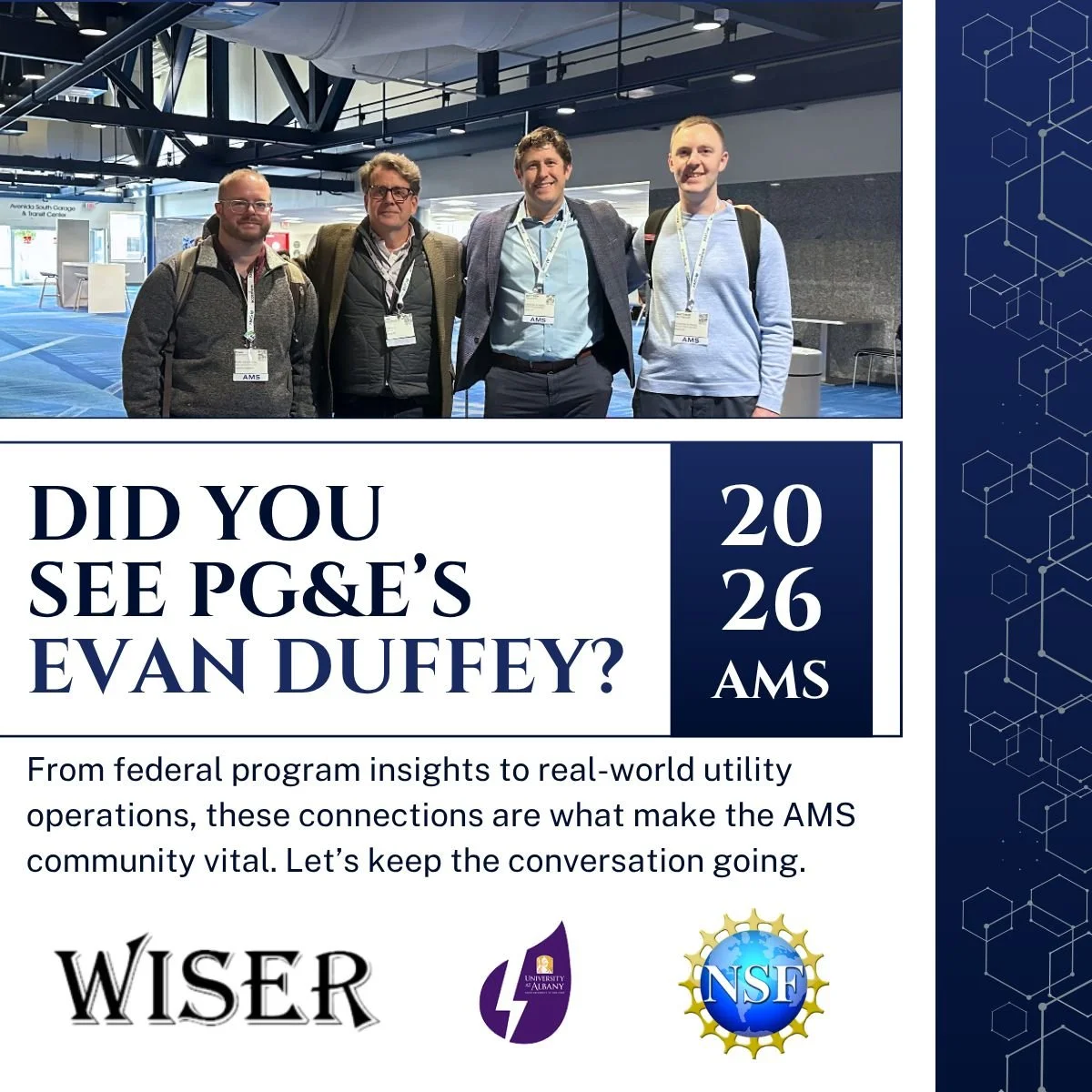 Did you see PG&amp;E's Evan Duffey?