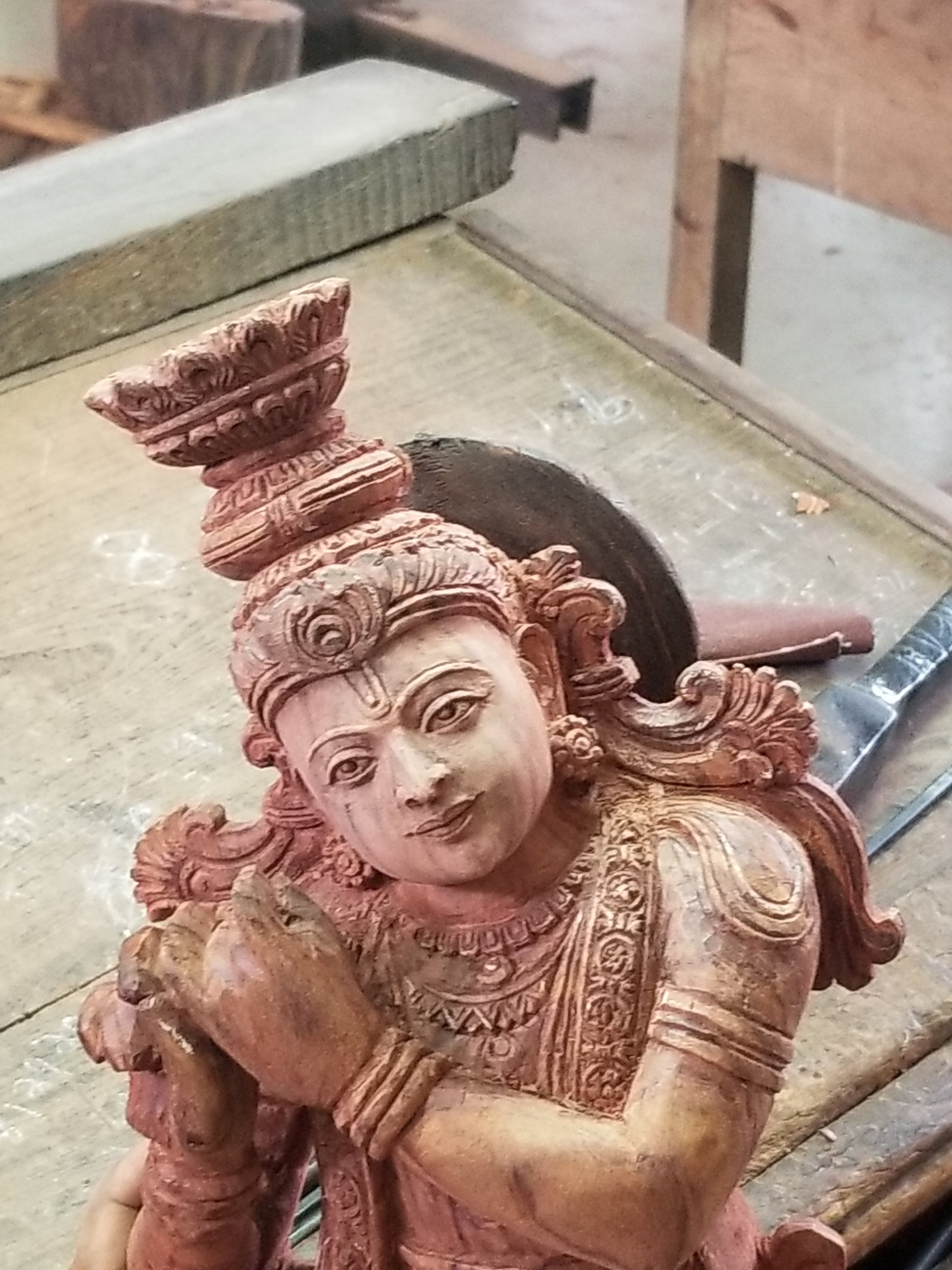 Krishna, in process