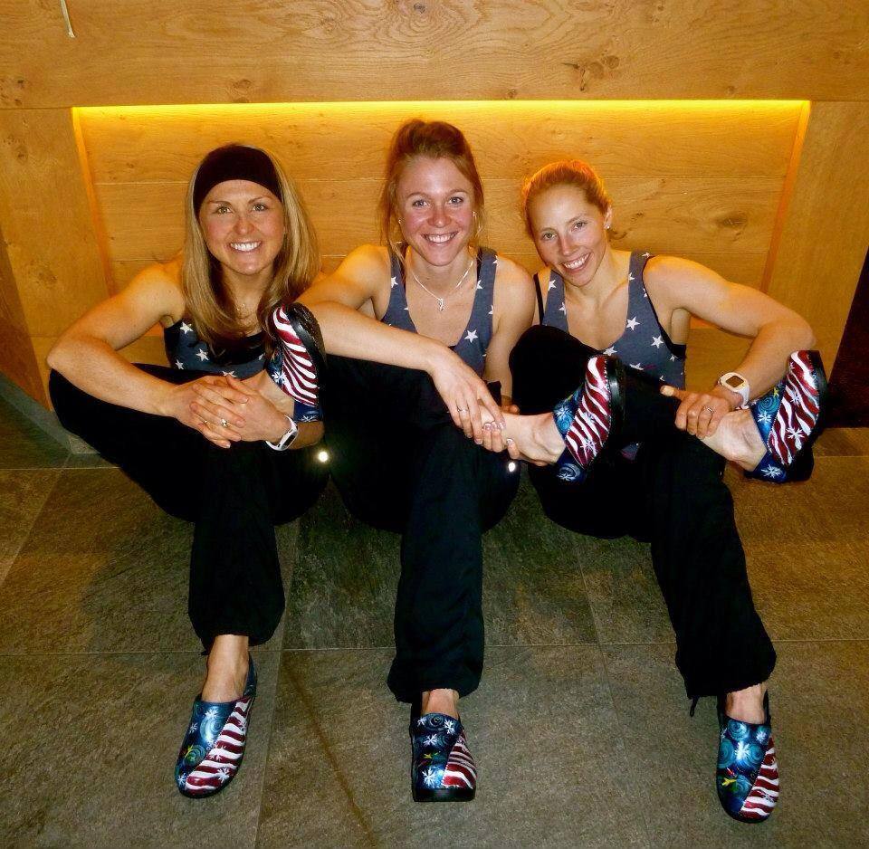 2014 Olympic Nordic Ski Team wore custom painted Romneys to the games!