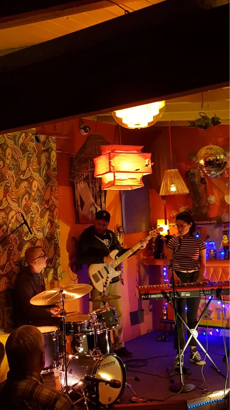 Katie Kuffel Trio in the Bootleg Tiki Lounge