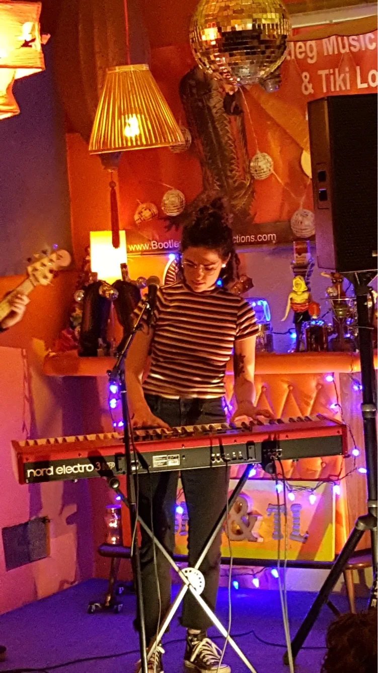 Katie Kuffel Trio in the Bootleg Tiki Lounge