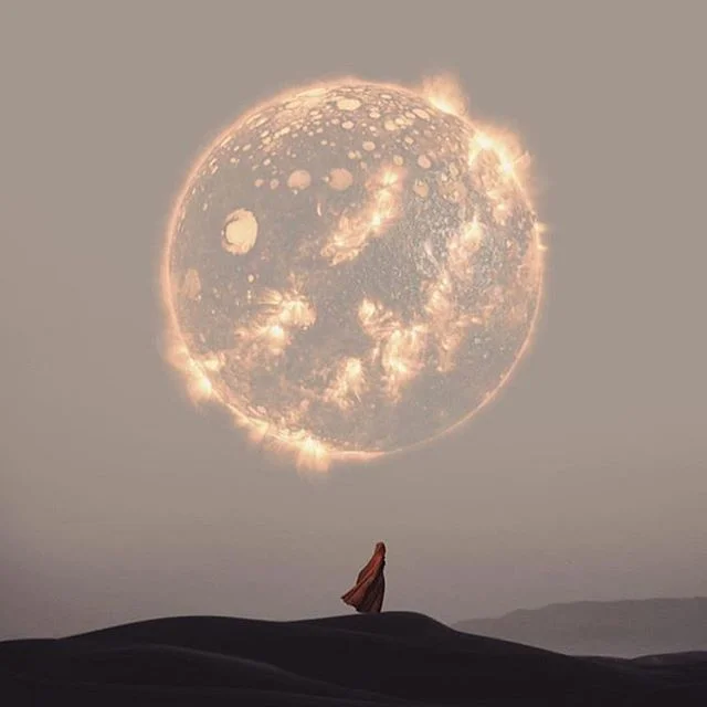We sit in wonder this full moon at the fire of our own rising, at the subtle way we shift and change, becoming much more...expanding our horizons in direct proportion to our openness to let our shadow selves rise up and out of us releasing us into wh