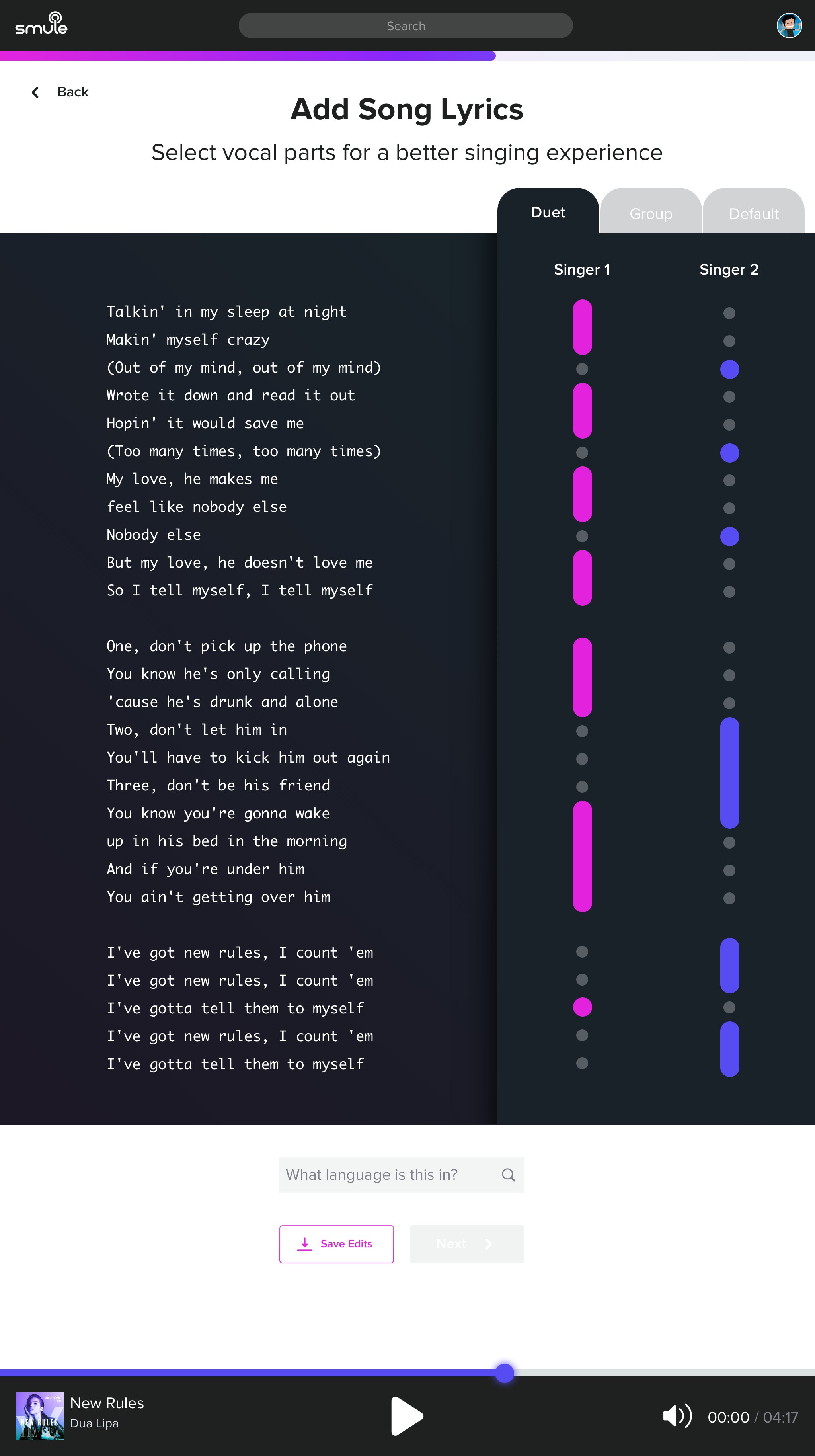 Smule Song Upload Tool Sruthy Kumar