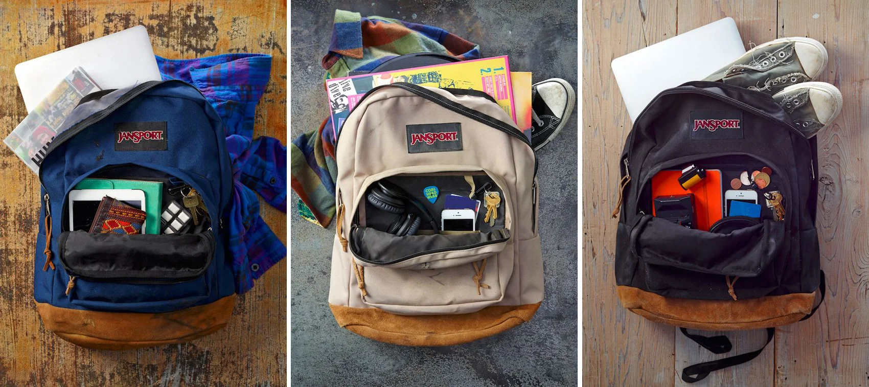 JanSport Exploded Packs