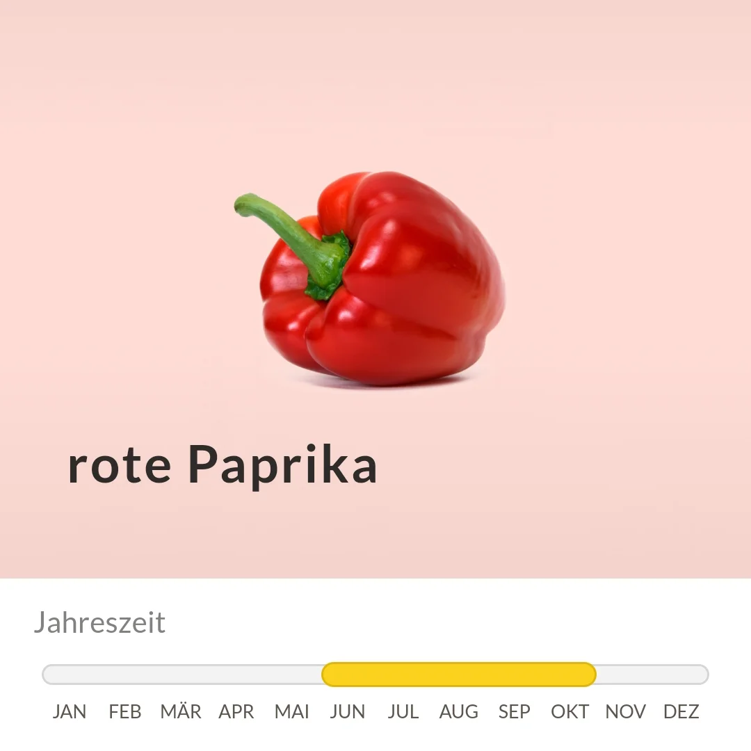 Rote Paprika