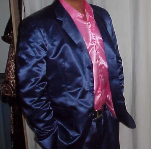 Acetate Satin Suit And Shirt