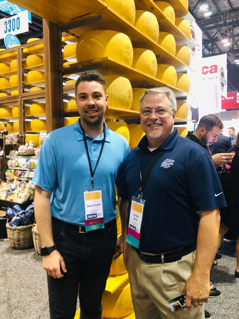 Here’s Dan (who heads up our US Sales) with one of our key US distributors at the International Deli, Dairy and Bakery Expo 2019.