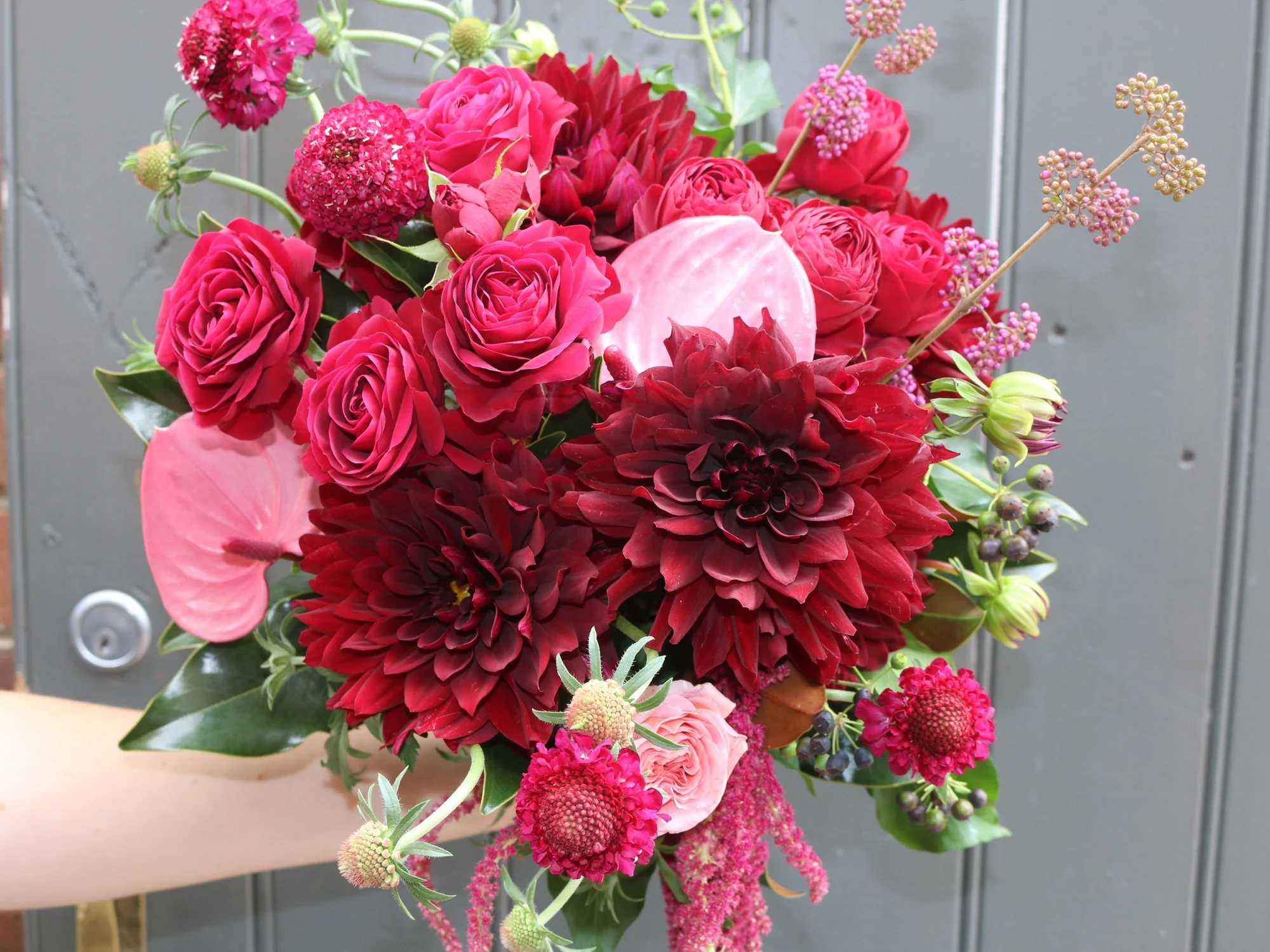 bright and colourful bouquet