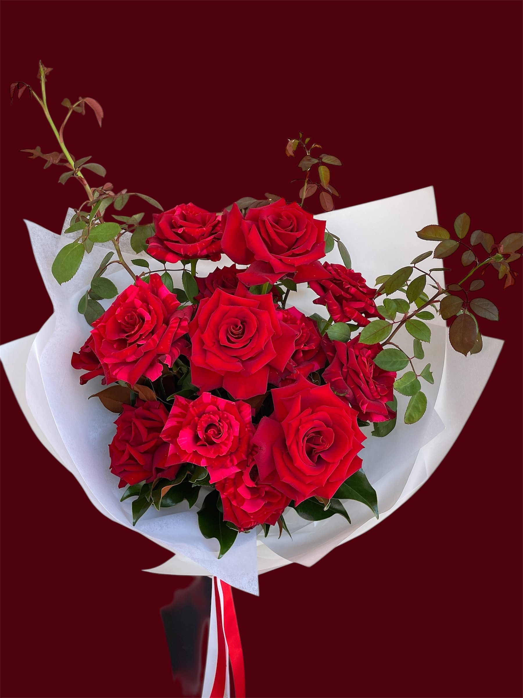 Valentine’s Day Red Rose Bouquet
