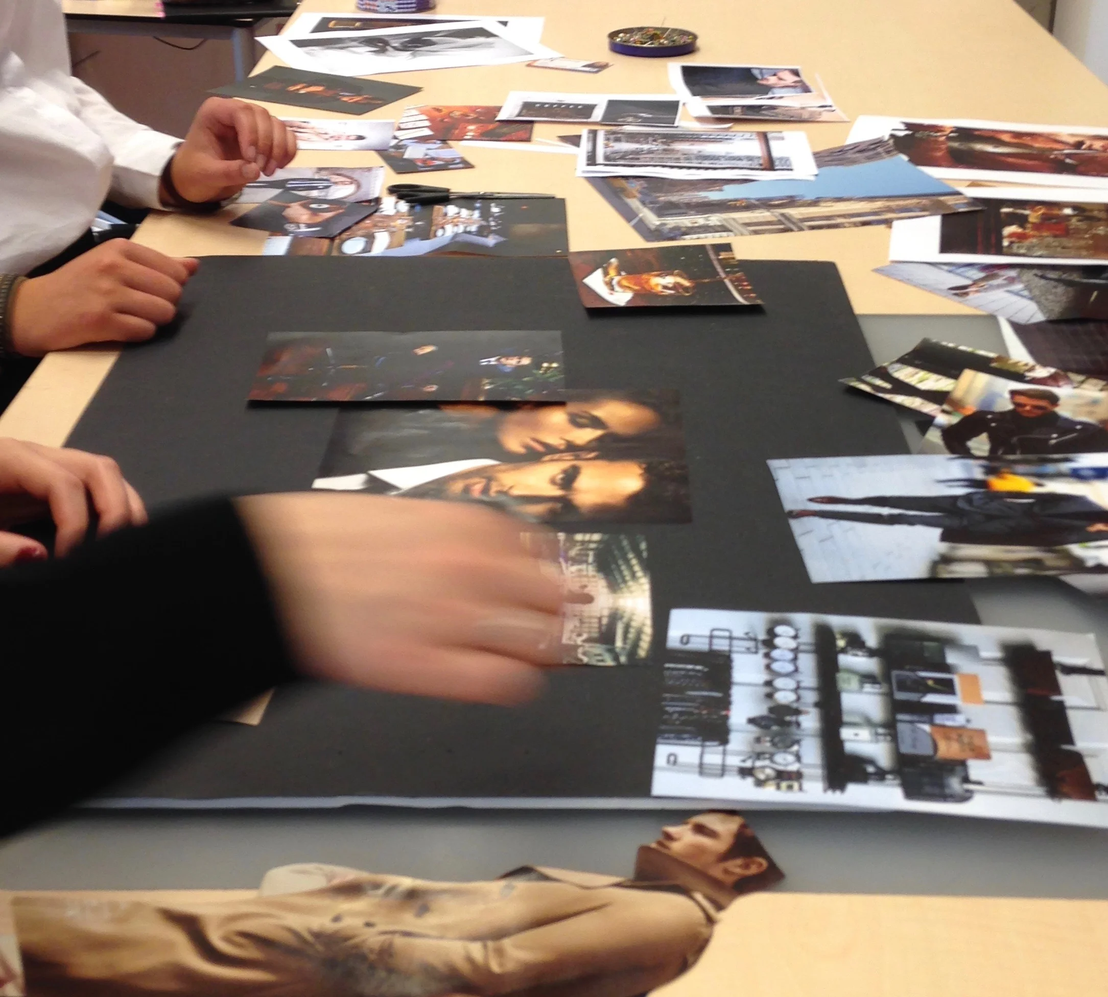 LAYOUT AND CONCEPT Working on concepts & moodboards.