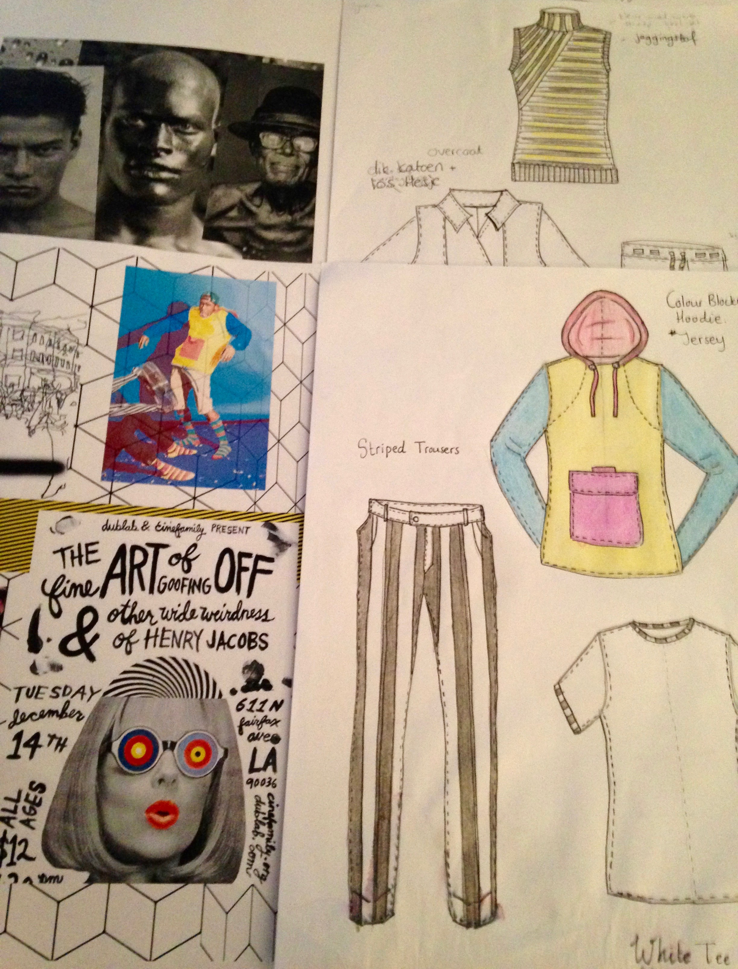 ART & FASHION Art inspiration in the concept for the collection.