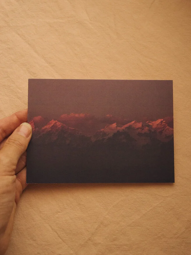 A6 postcard - Himalayan Dusk
