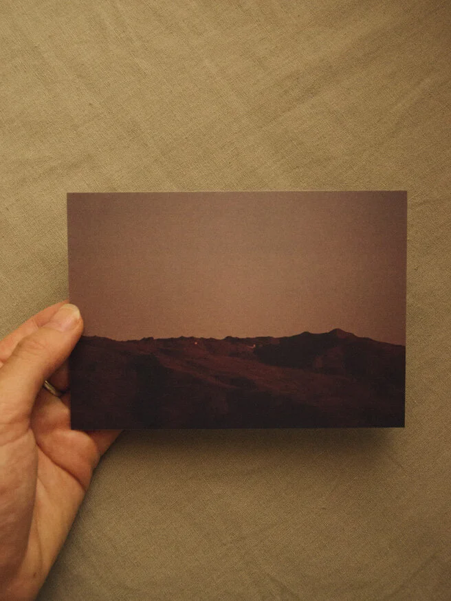 A6 postcard - Central Otago Hillscape I