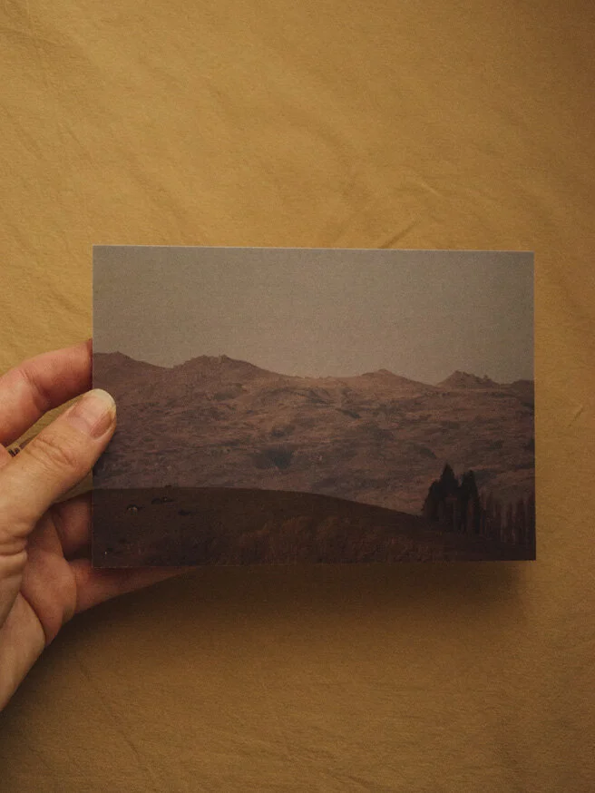 A6 postcard - Central Otago Hillscape II