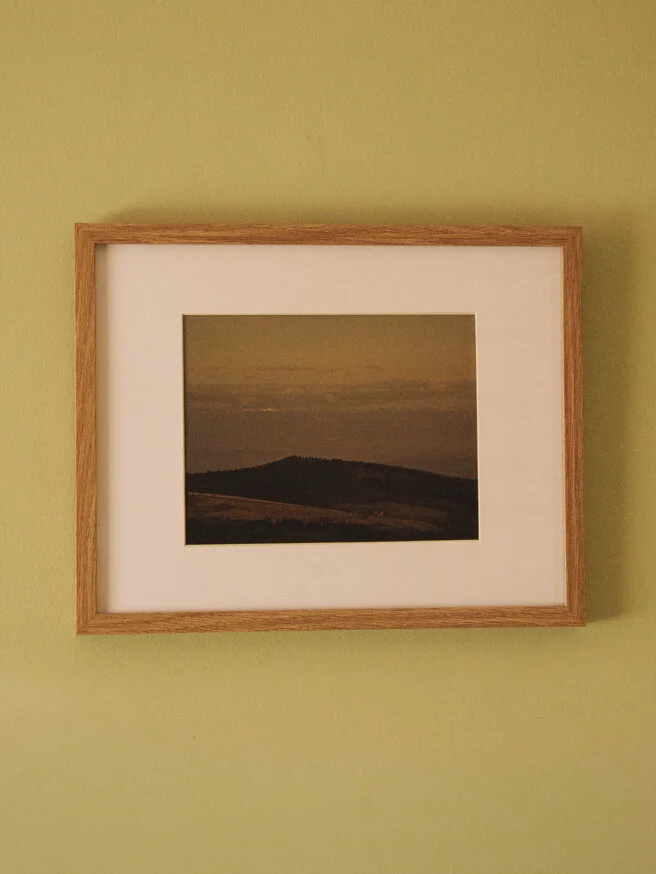 Winter Afternoon in France print