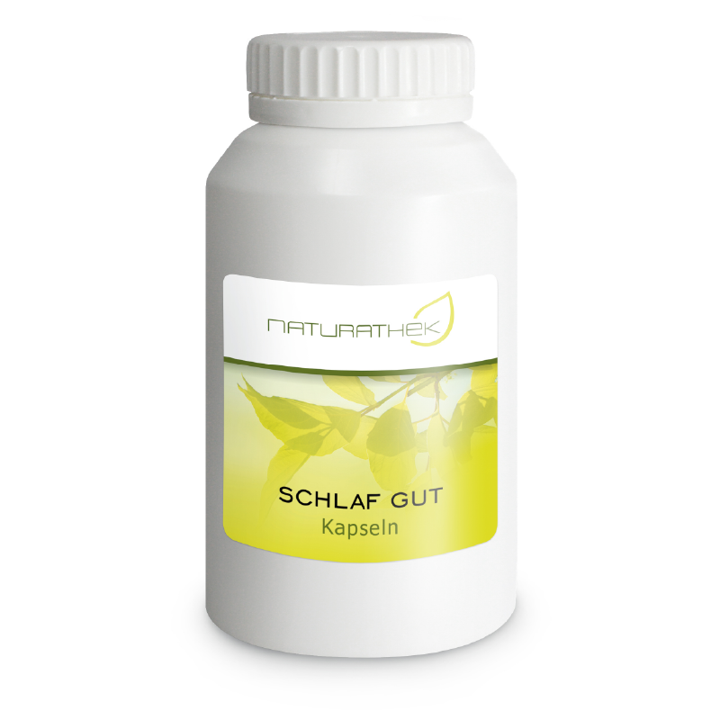 Schlaf gut Kapseln Beruhigen und fördern einen gesunden, erholsamen Schlaf. So können sich Körper und Nervensystem optimal über Nacht regenerieren.