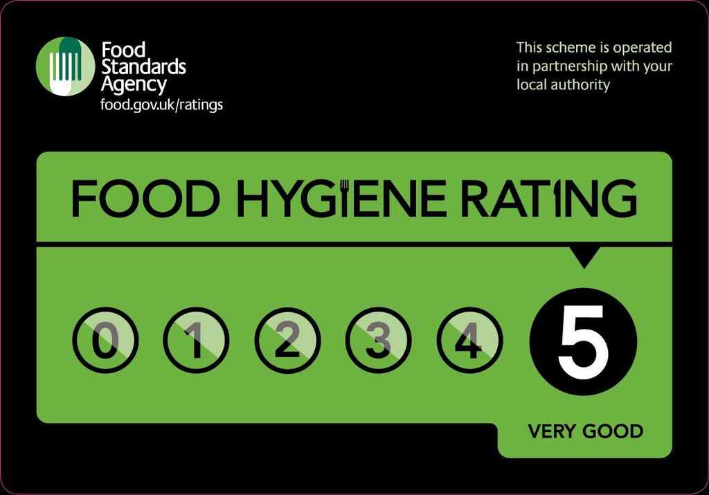 Very Good Food Hygiene Rating 5/5