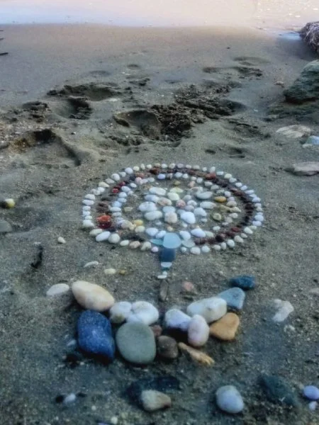 Mandala by the sea | Ceremonial work | MeadowSpirit Healing