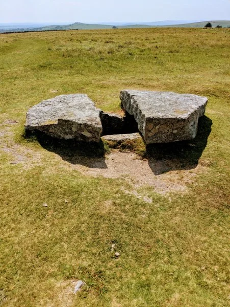 Merrivale splitstone, Dartmoor, South Devon