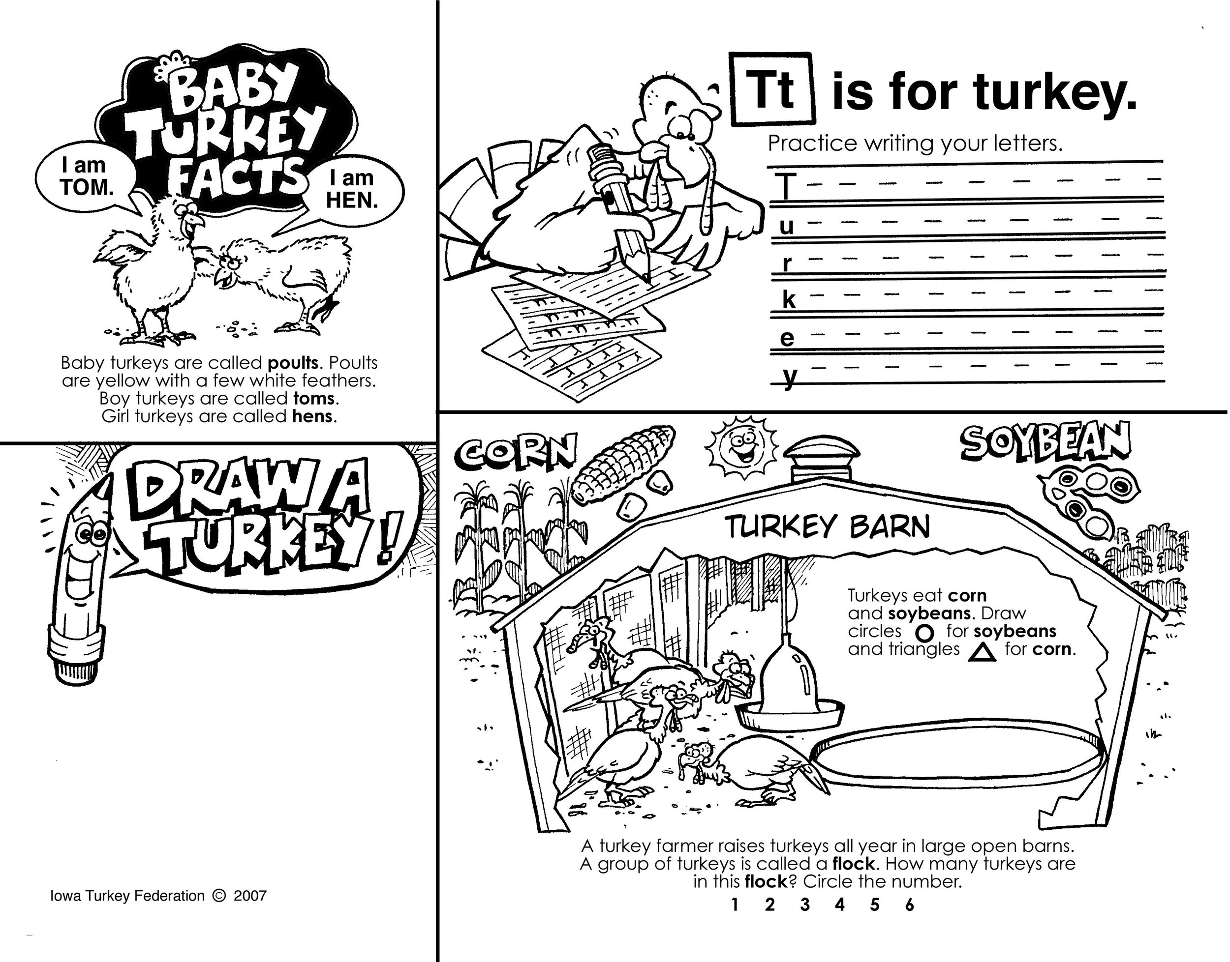 Thanksgiving Coloring Books For Kids: Grades K-1, K-2 Kindergarten Ages  4-5, 5-6 (Coloring Books for Kids) (Paperback)