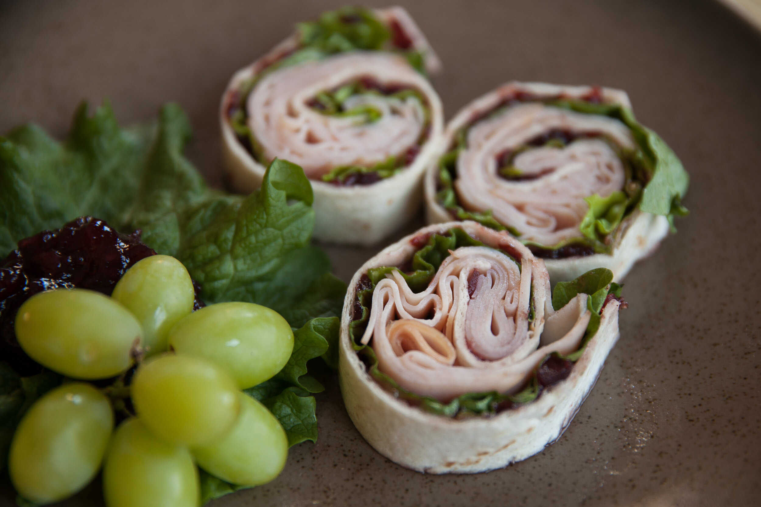 Cranberry Turkey Pinwheels