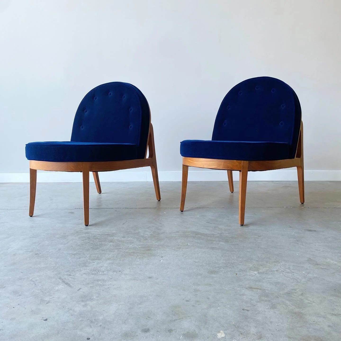 mid-century modern designer chair post modern blue chairs