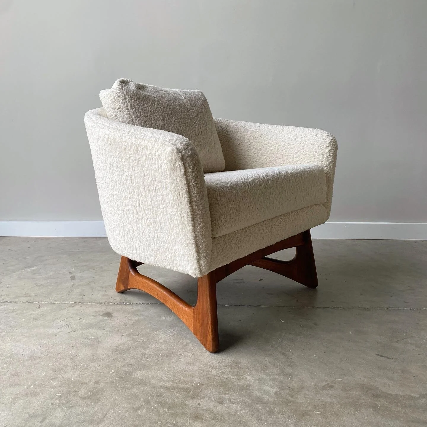 mid cenury modern Adrian Pearsall Barrel Chairs. designer furniture