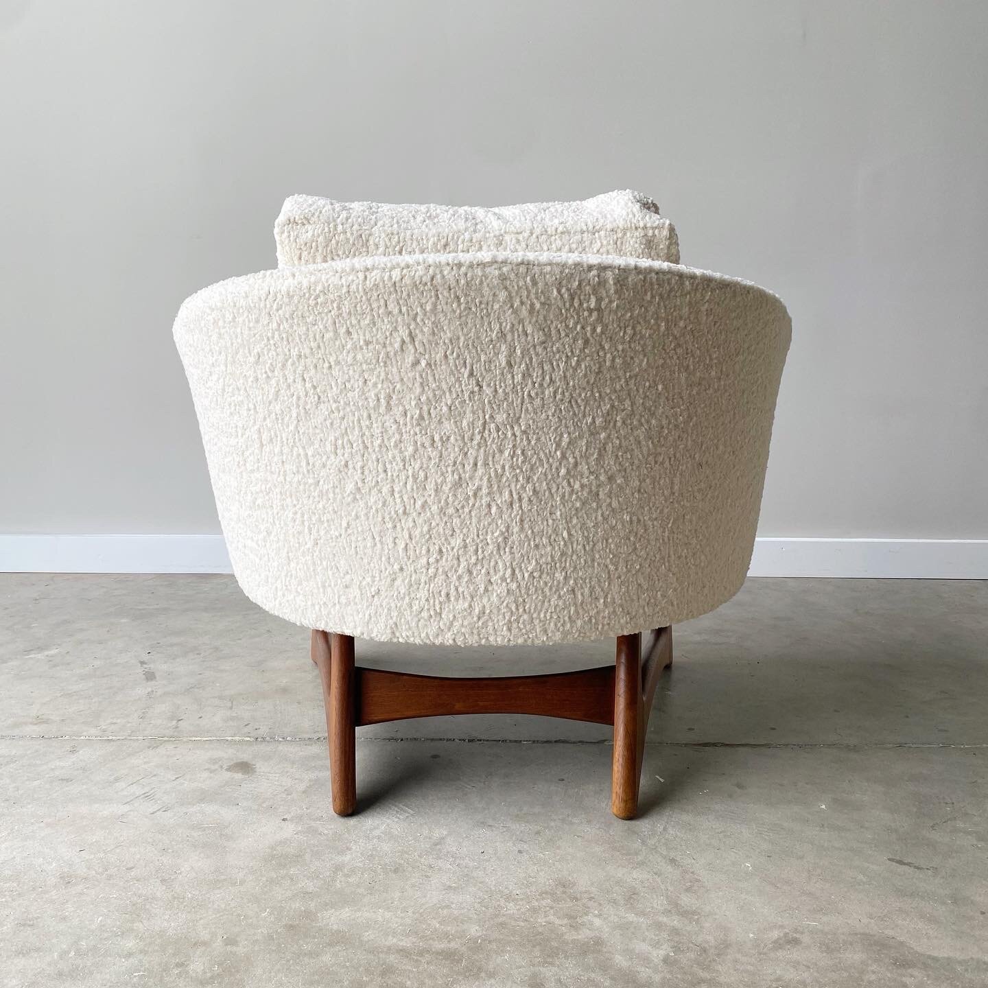 mid cenury modern Adrian Pearsall Barrel Chairs. designer furniture