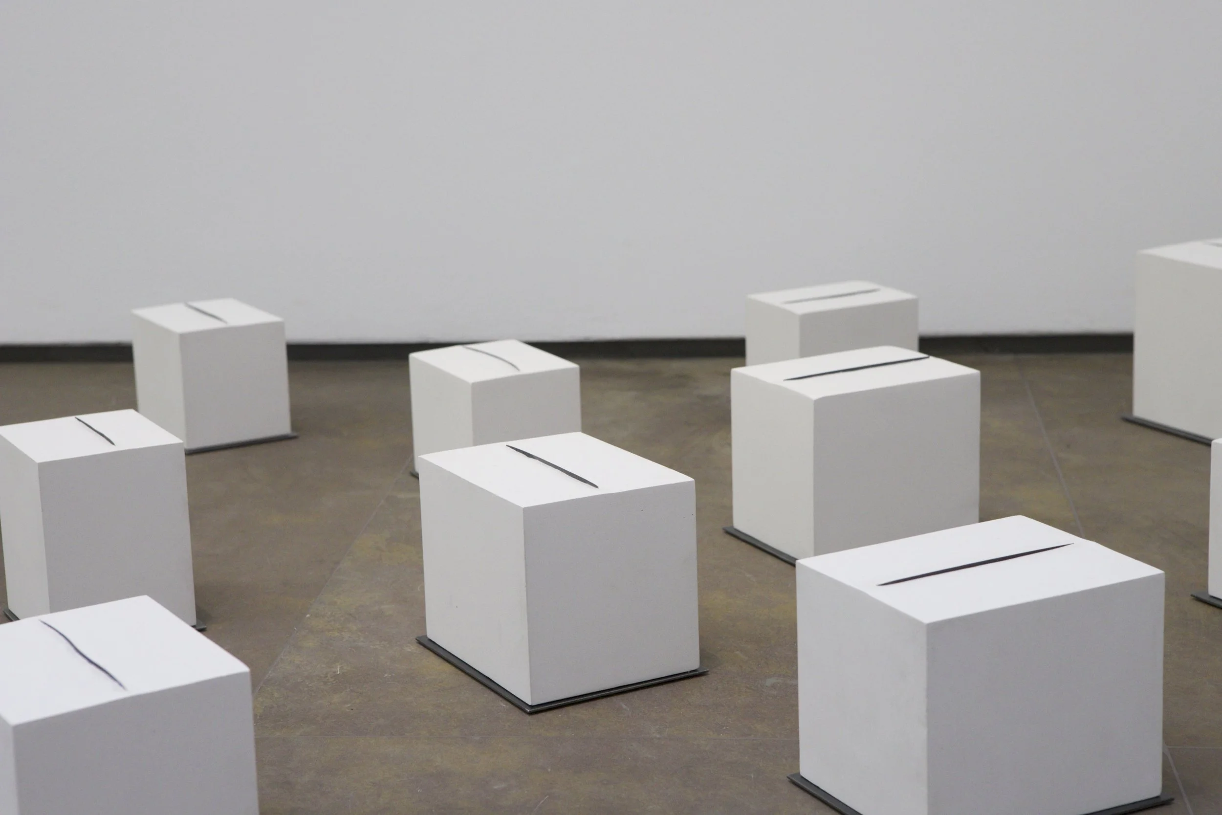  Vue d’installation de l’exposition collective “Perspectives radicales”, Bigaignon, 2022 