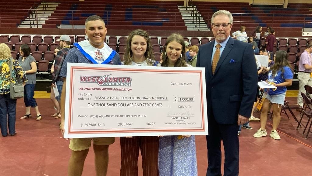 2022 Winners: Brayden Sturgill, Cora Burton and Makayla Harr