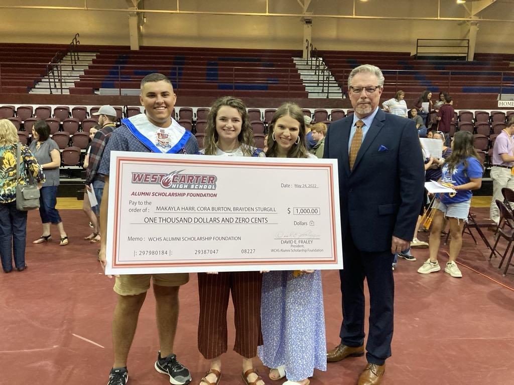 2022 Winners: Brayden Sturgill, Cora Burton and Makayla Harr