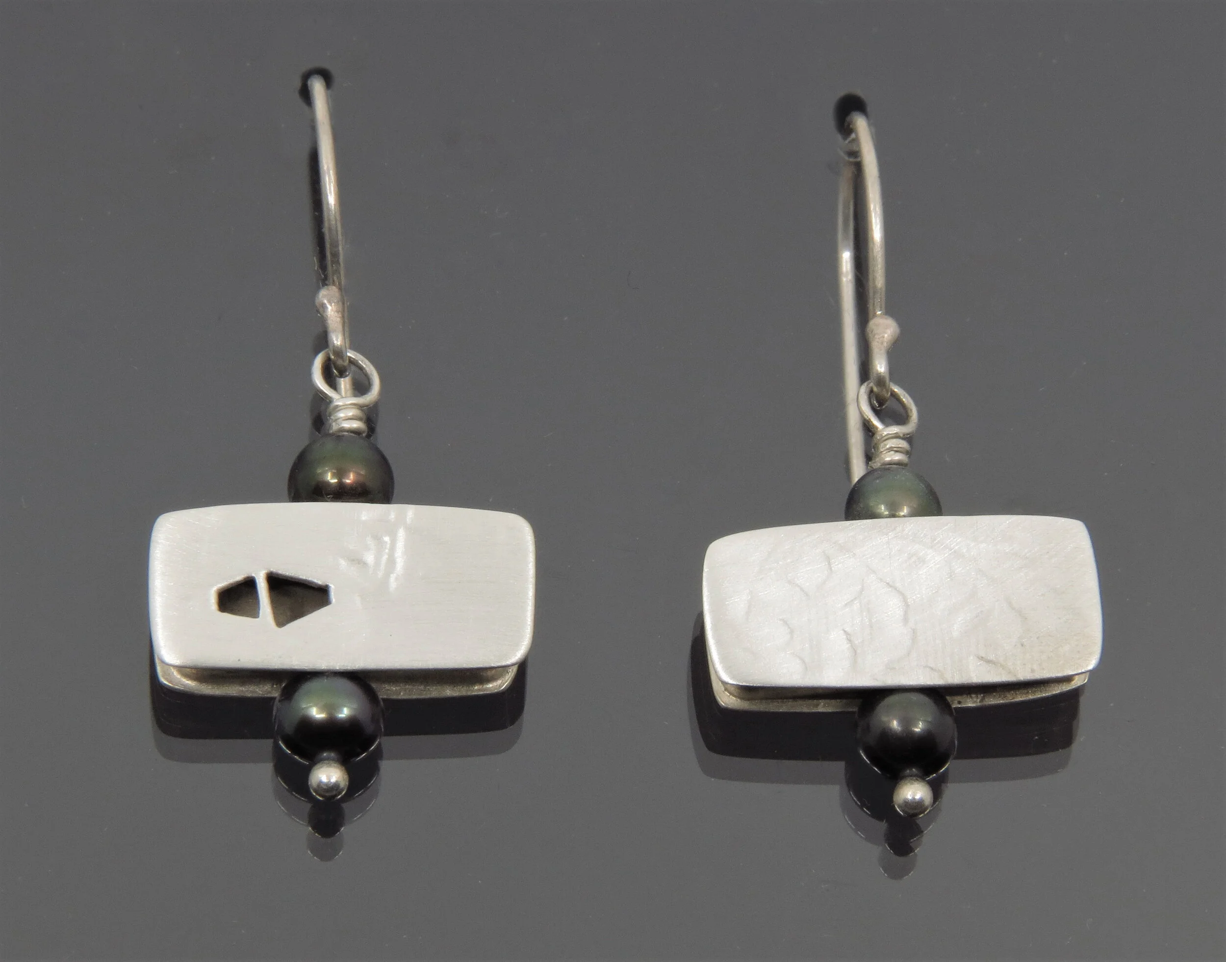 Rectangle Box Earrings