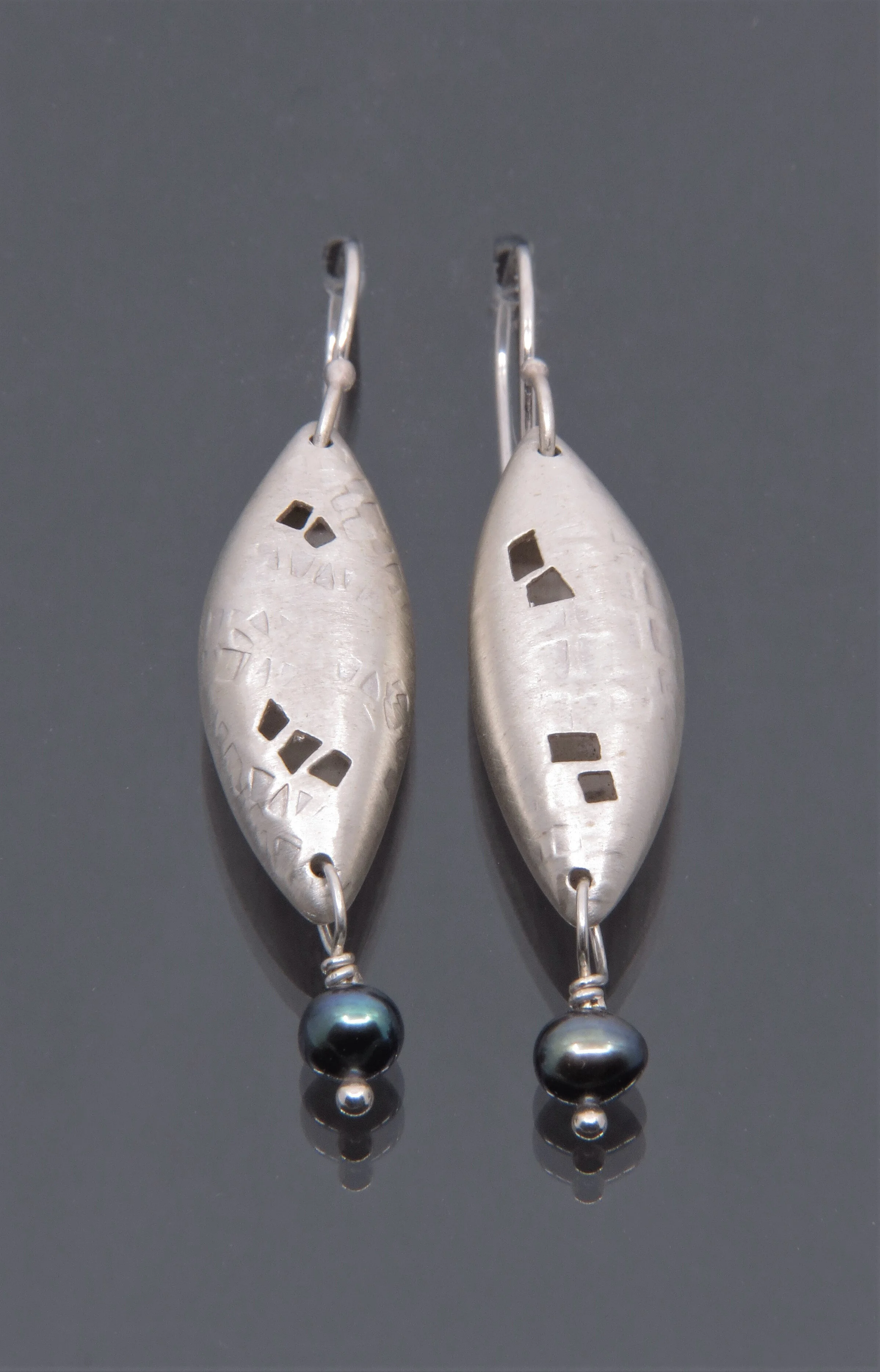 Silver Pod Earrings