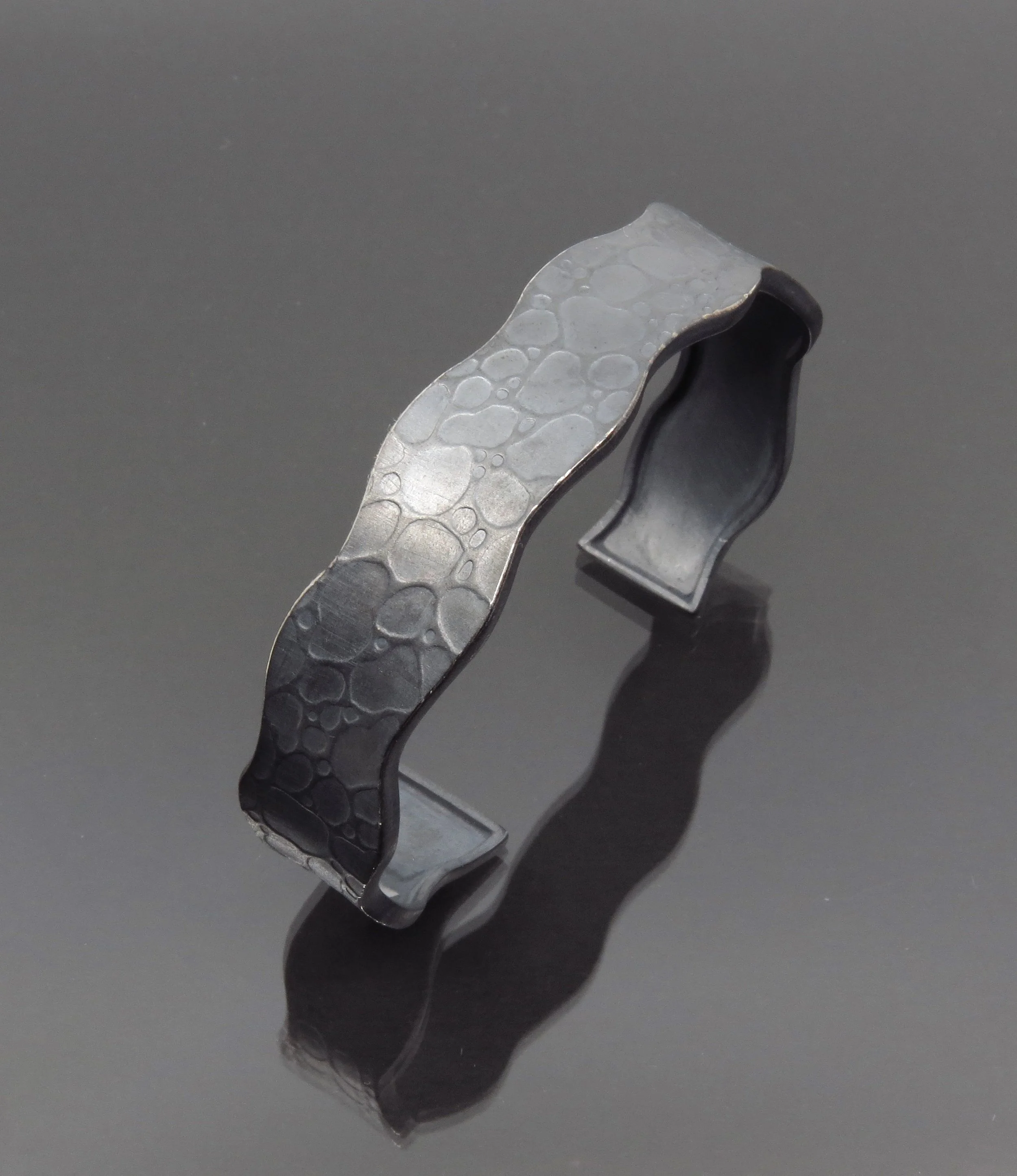 Wavy Edged Sterling Cuff