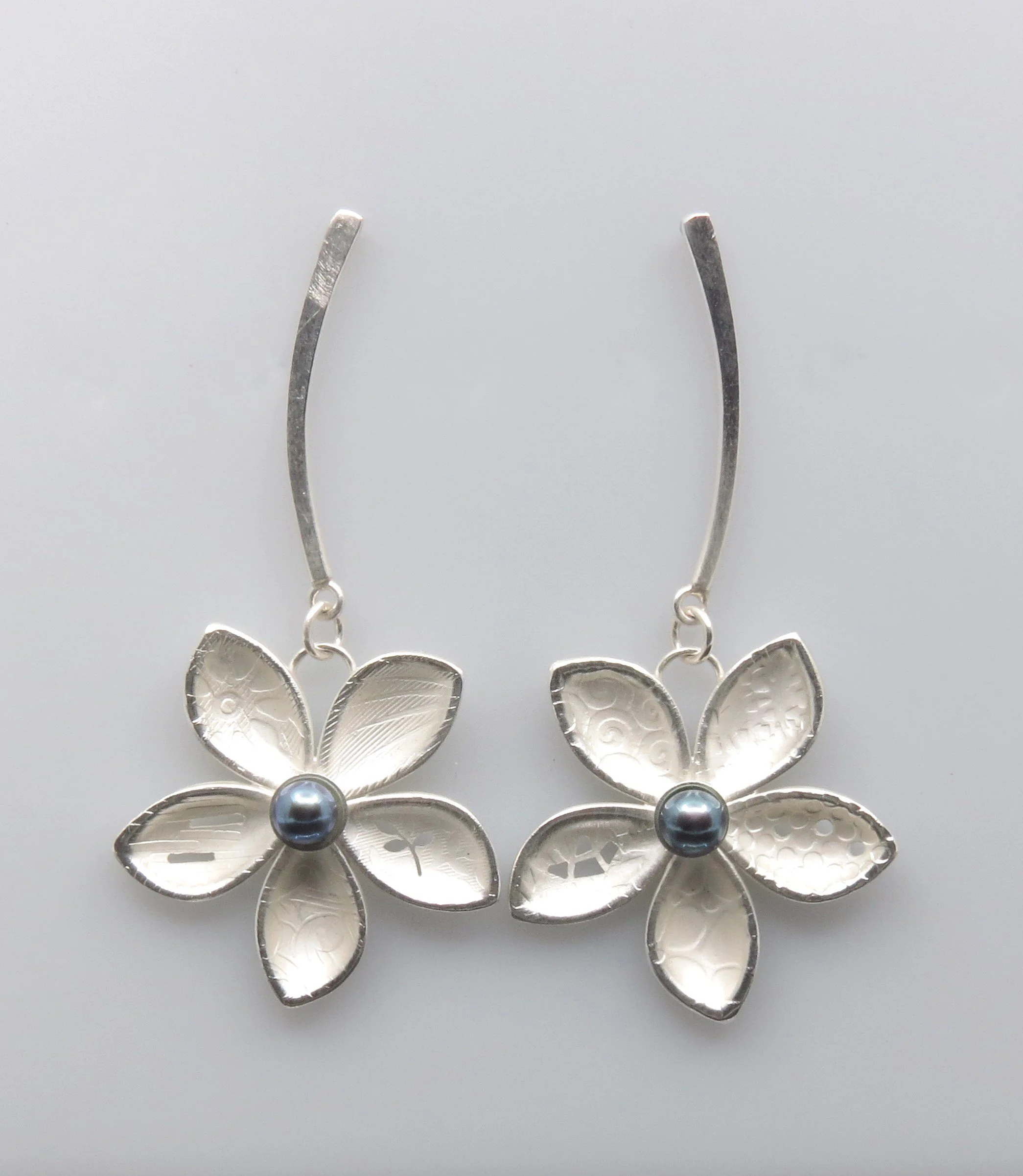 Five Petal Flower Earrings