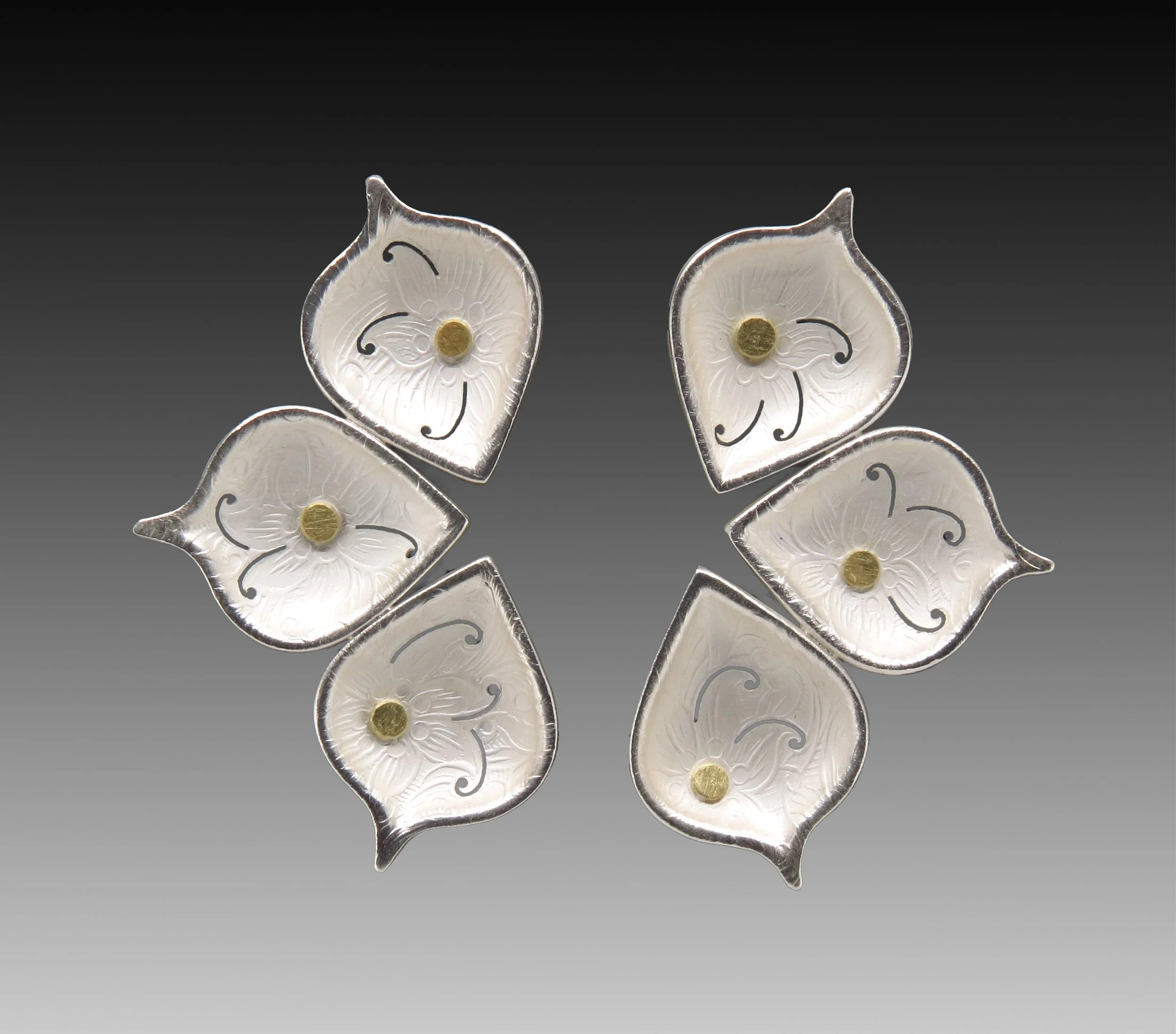 Three Leaves Earrings