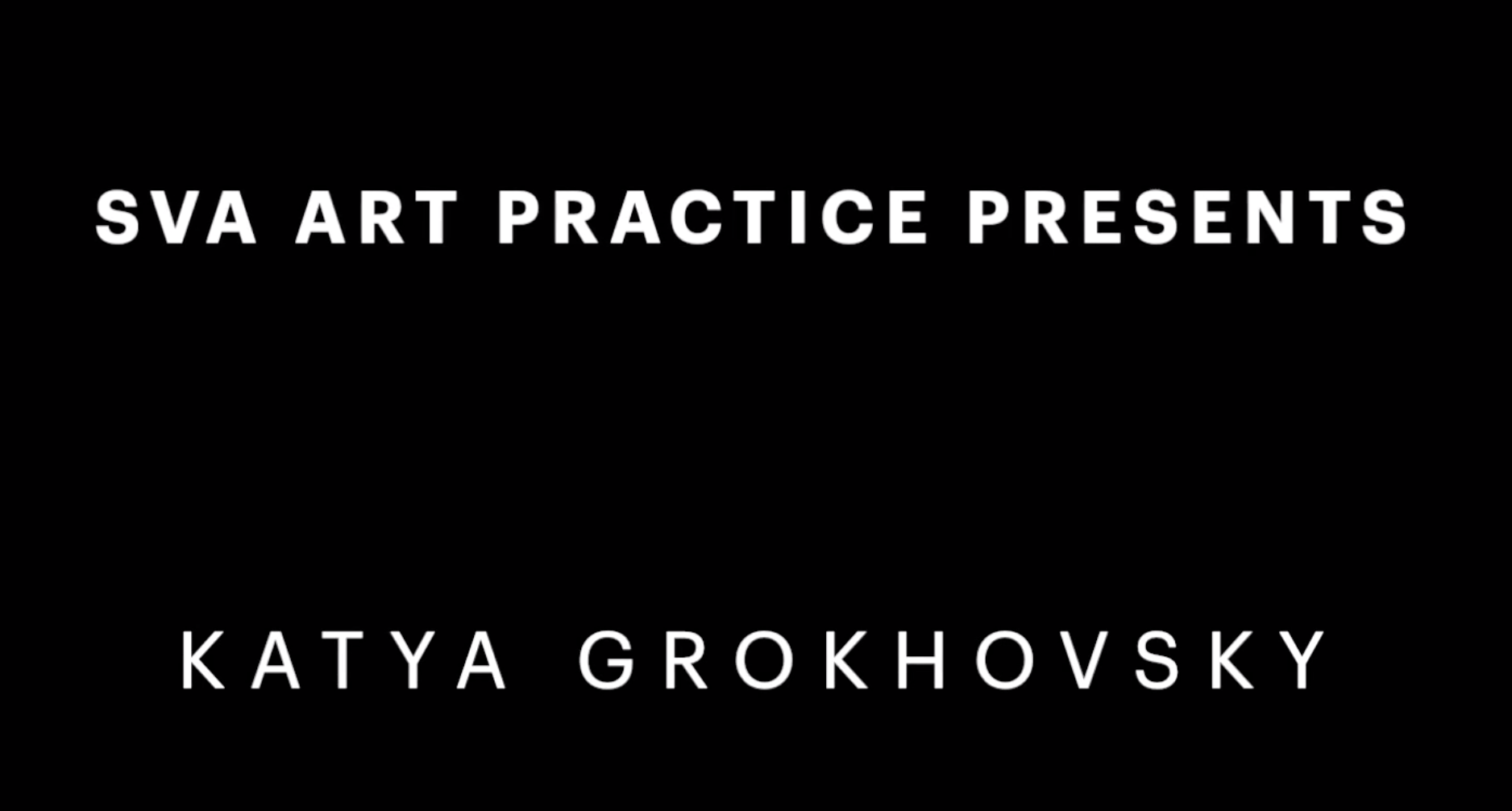 Lecture: SVA MFA Art Practice AIR, 2020