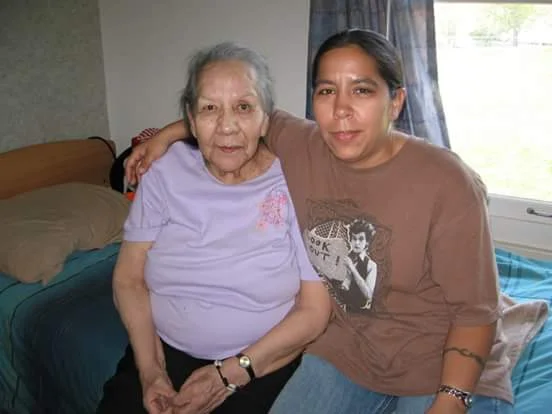 Grandma and me