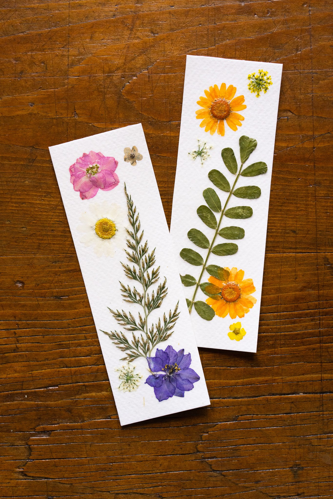 Pressed Flower Bookmarks — My Moonstone Kitchen