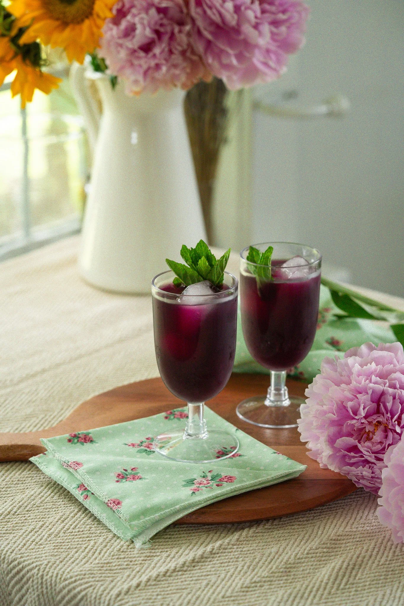 Blueberry Mint Iced Herbal Tea — My Moonstone Kitchen