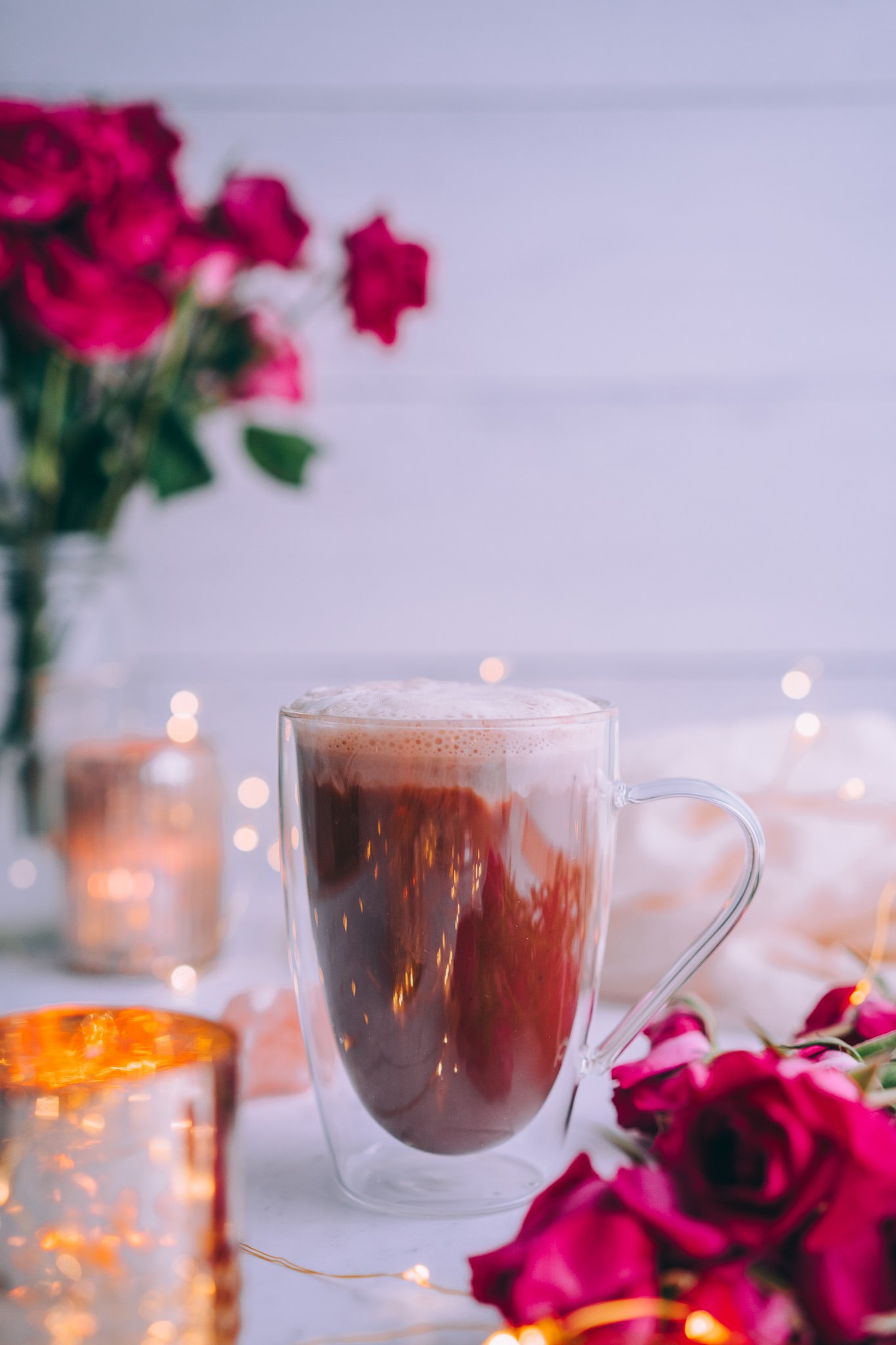 Rose Infused Hot Chocolate