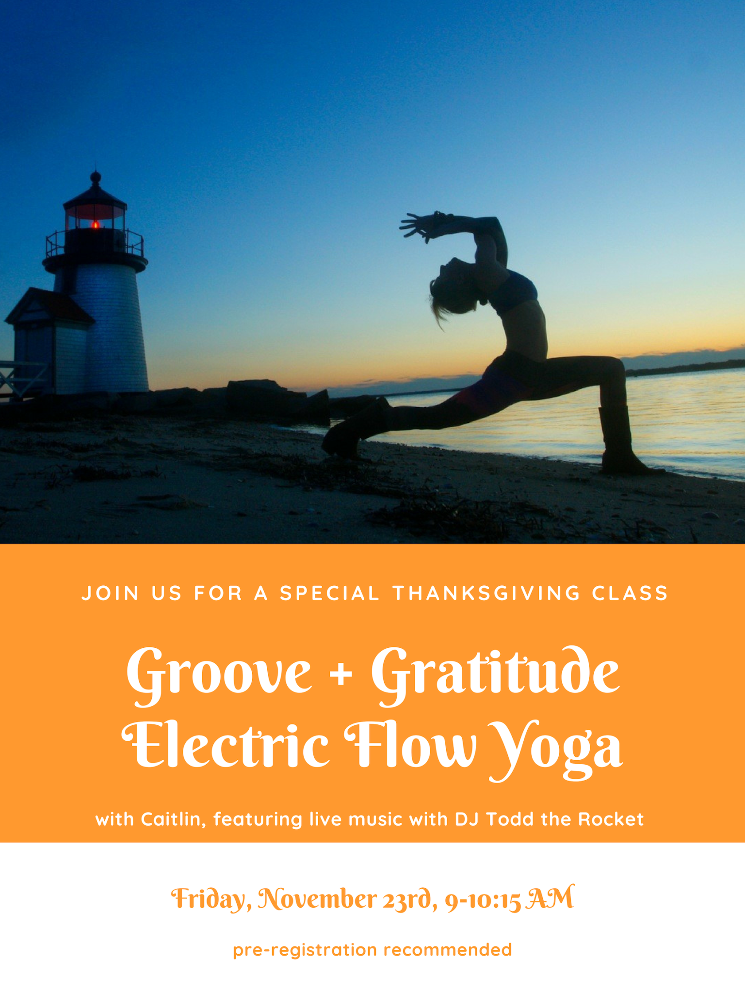 Groove + Gratitude: Electric Flow Yoga with DJ Todd the Rocket