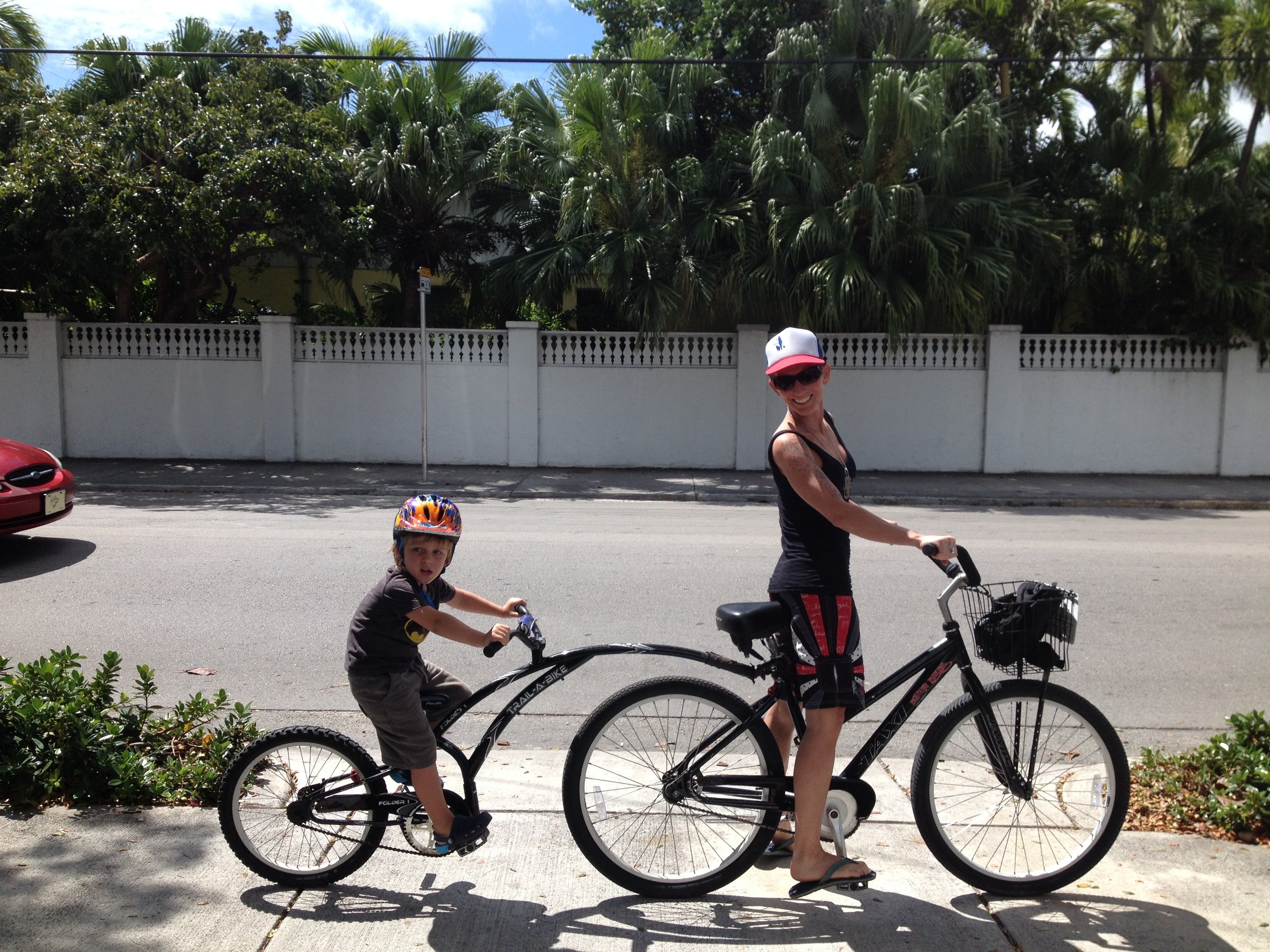 Learning to ride a bike