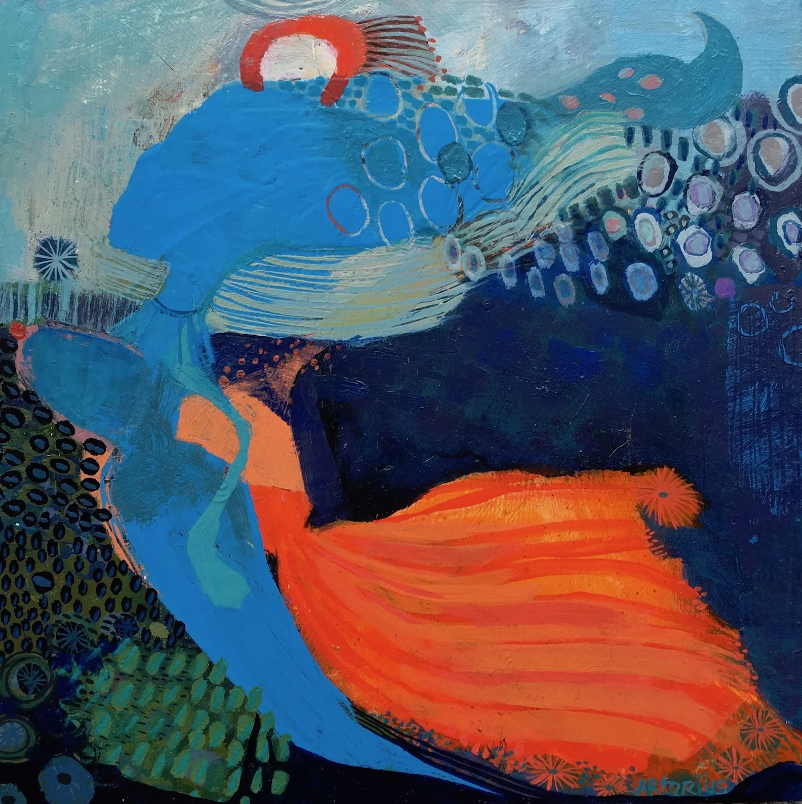 Blue mermaid